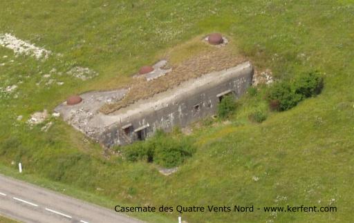 Casemate des Quatre Vents NORD avant sa démolition partielle