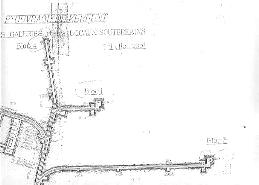 Plan des galeries c&ocirc;t&eacute; Sud